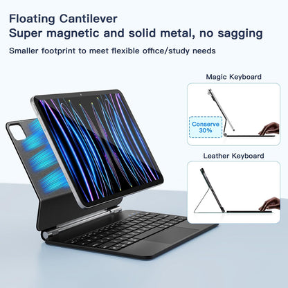 RAYMCRAFT 11‑inch iPad Air/Pro Magic Keyboard with Backlit Keys