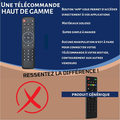 52 FOR PRO Android 12.0 TV Box 4GB RAM 32GB ROM 4K+ 60Hz Media Player with Bluetooth Remote