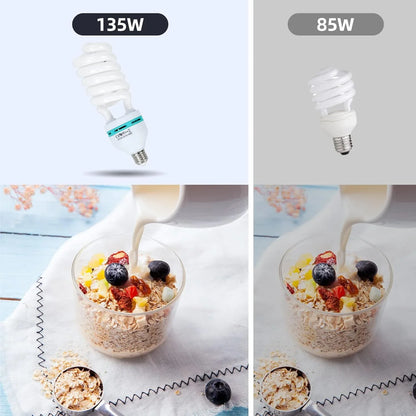 FGen 2x135W CFL Photo Lamp 5500K Studio Lighting - Gomix Brands Outlet