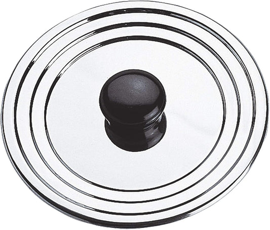 Sitram Silver Stainless Steel Compact Cookware Lid – Durable Dishwasher Safe