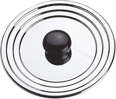 Sitram Silver Stainless Steel Compact Cookware Lid – Durable Dishwasher Safe
