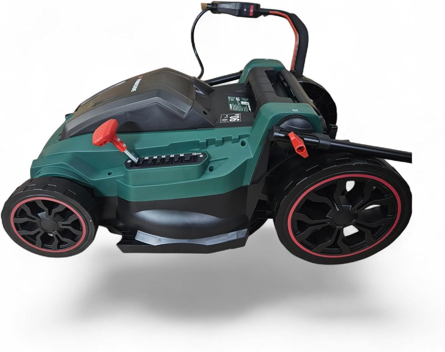 Parkside PRMA 40-Li C1 Akku-Rasenmaeher, 40cm, 2 x 4ah, BRUSHLESS Motor, Doppel Ladegeraet
