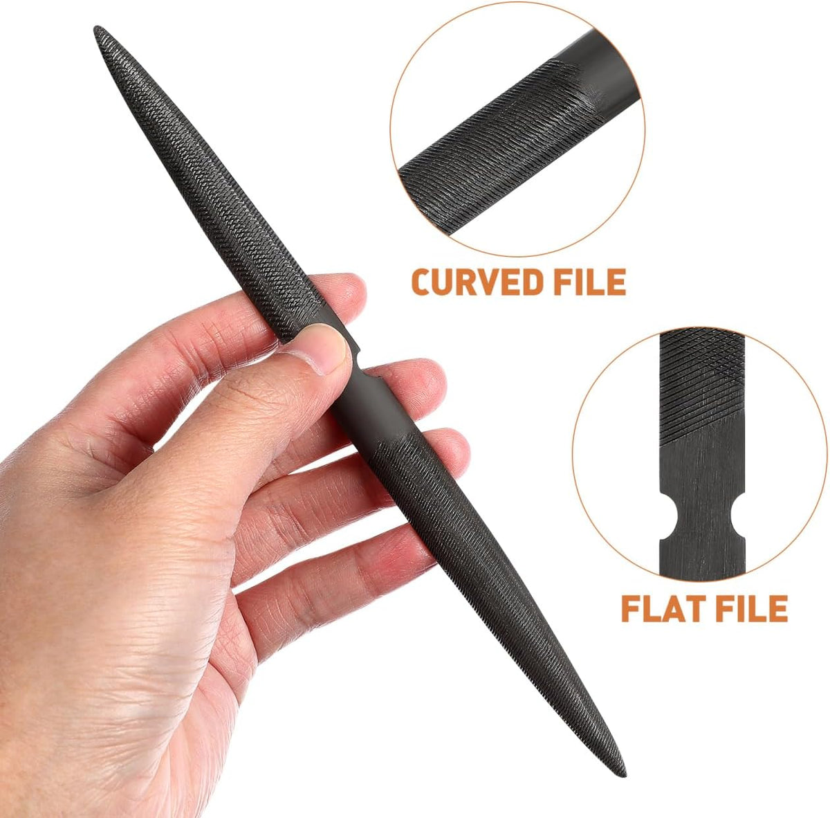 VILLCASE 15143NYPIGI24DI2C 20.7cm Double Ended Wax File