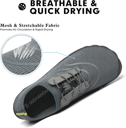 Mishansha Unisex Waterproof Swimming Shoes with Quick‑Dry Mesh Upper