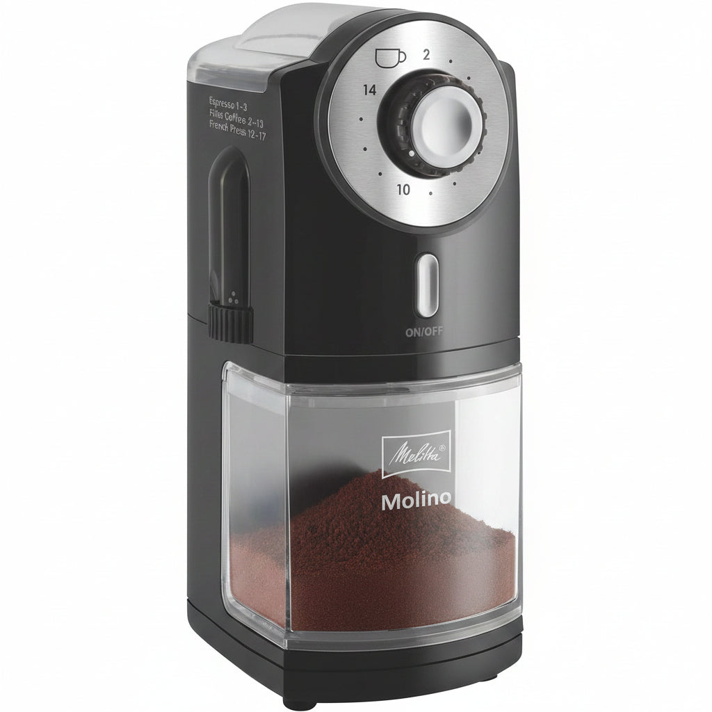 Melitta Molino Electric Coffee Grinder 100W Black