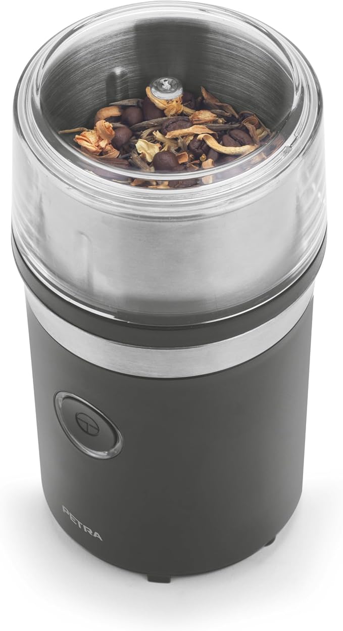 Petra 210W Coffee & Spice Grinder, 70g Capacity, Stainless Blade