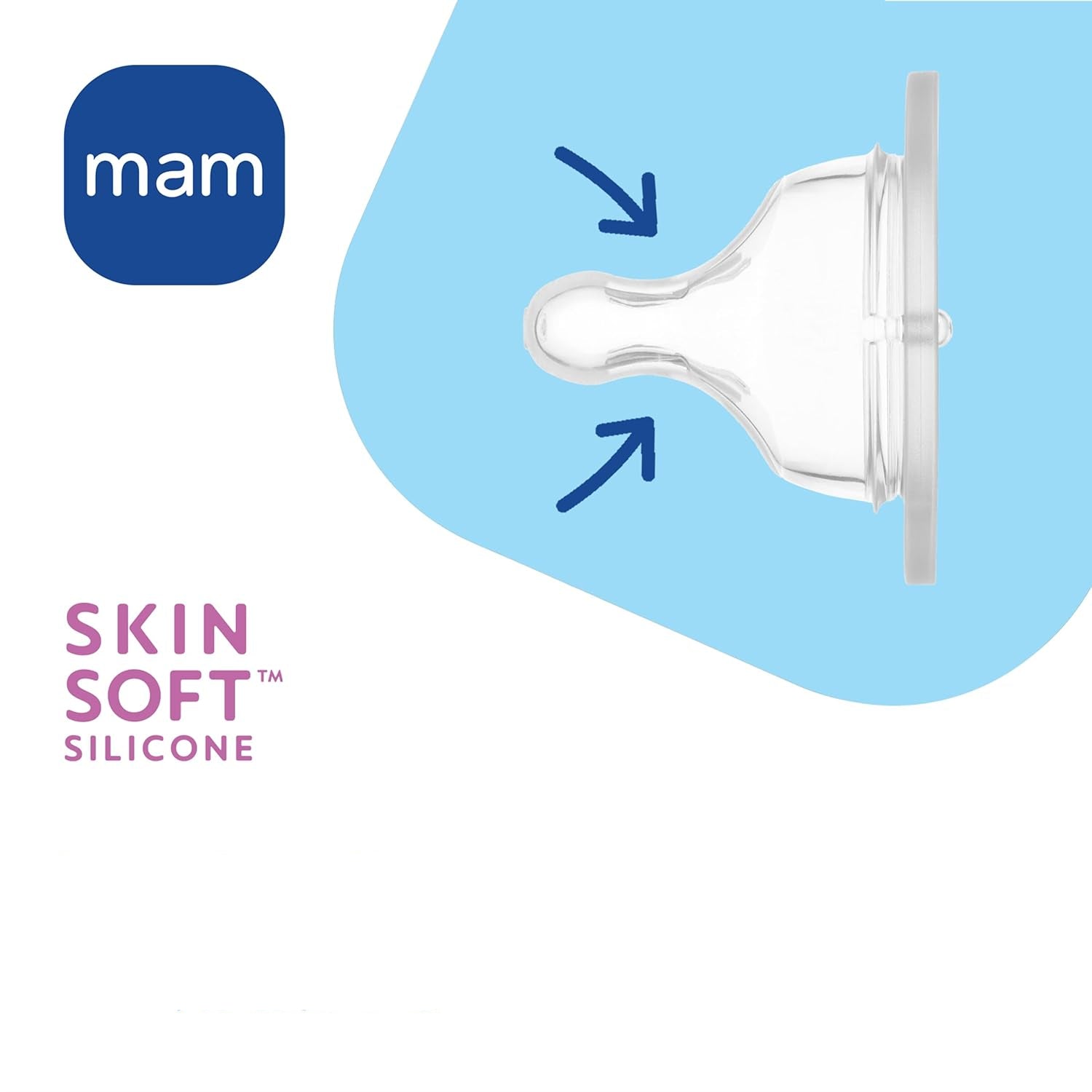 MAM Easy Active 11oz Baby Bottle with SkinSoft Nipple, Space Theme
