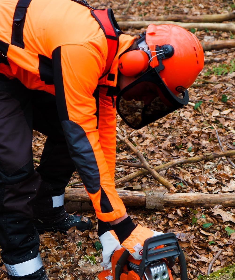 Oregon Yukon Chainsaw Helmet with Adjustable Visor and Ear Protection