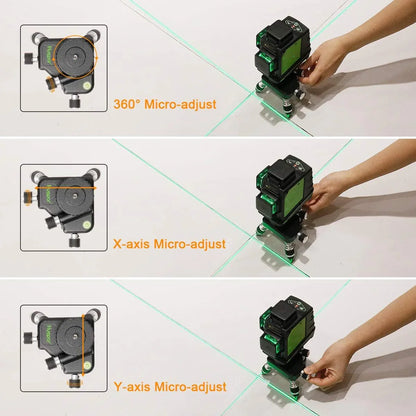 Huepar AT2 Laser Level Bracket with 360° Rotating Base - Gomix Brands Outlet