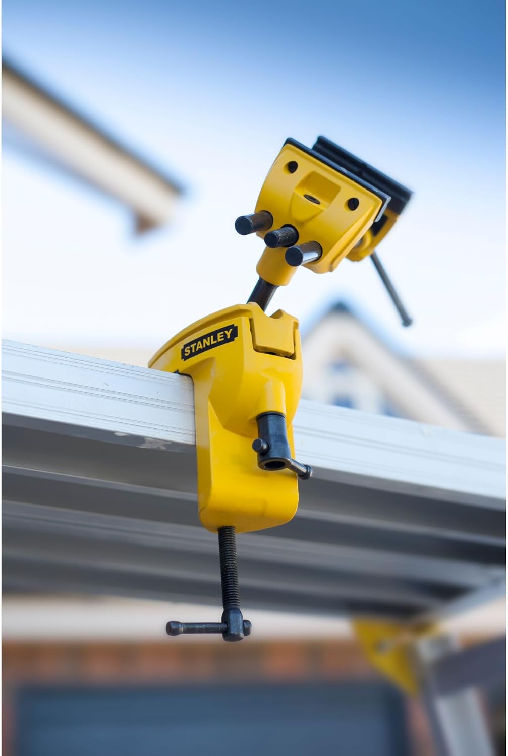 Stanley Maxsteel Multi-Axis Vise: Precision Swivel Ball Joint, 55 lbs Clamping Force