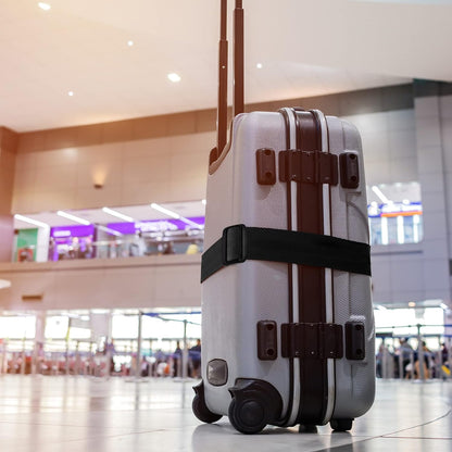 Adjustable Polyester Luggage Belt Strap with 3‑Pin Lock