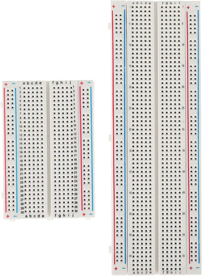 BOJACK Solderless Breadboard Kit: 830, 400, 170 Tie Points, Jumper Wires Set