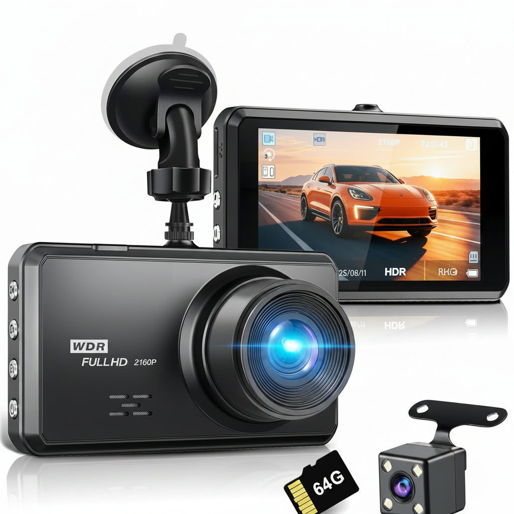Miden S7 2.5K Front & 1600P Rear Dash Cam