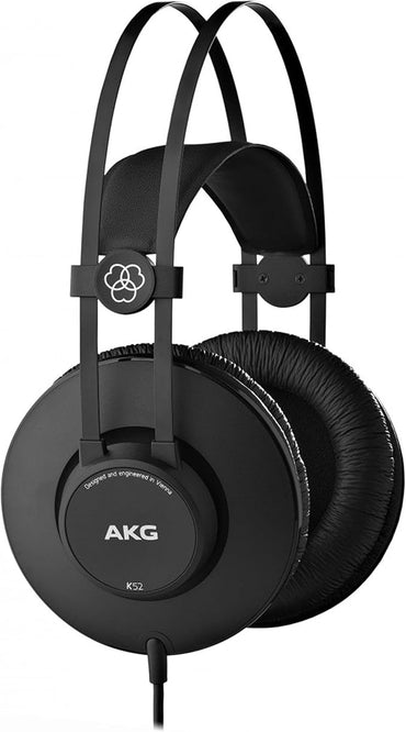 AKG K52 Over-Ear Closed-Back Headphones with Self-Adjusting Headband