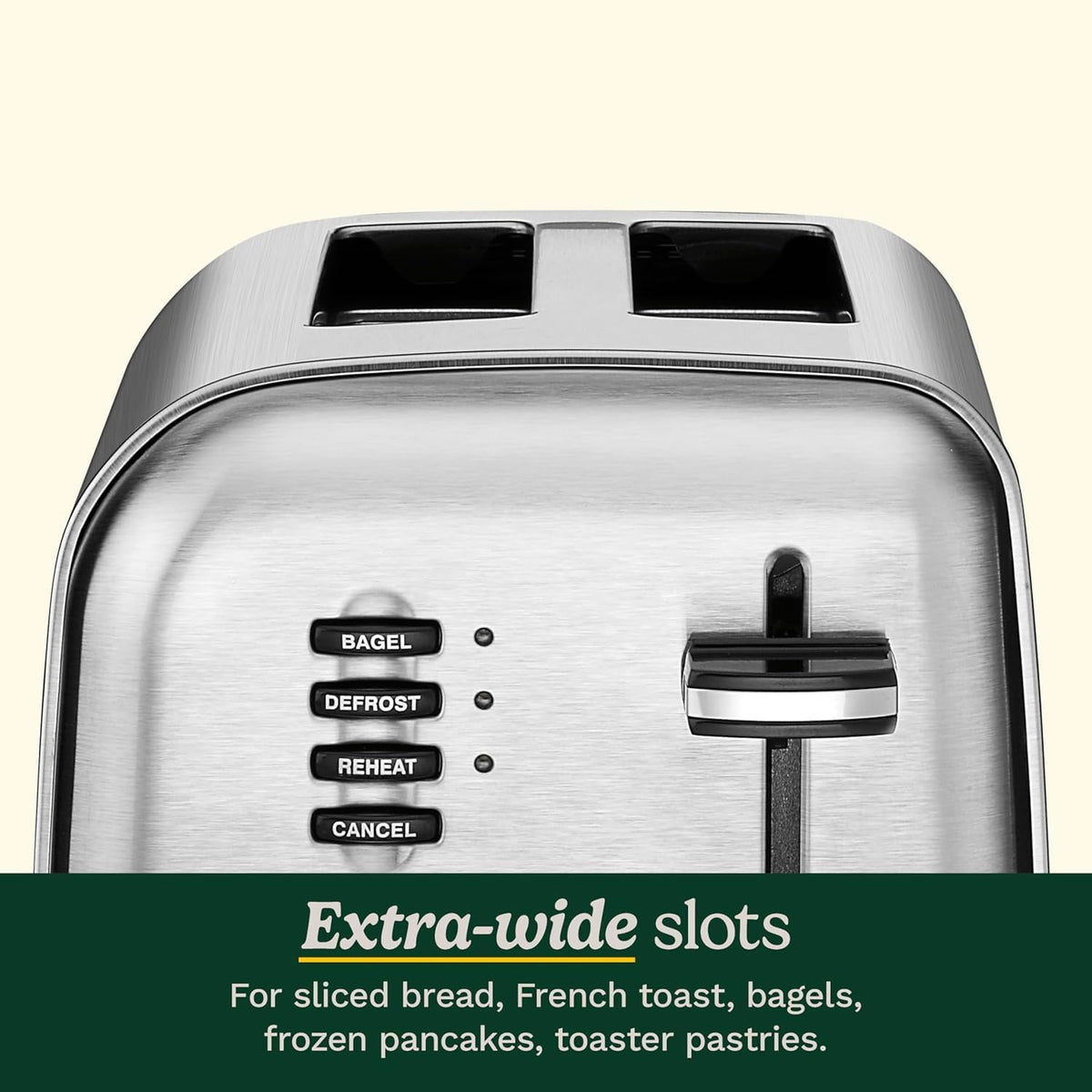 Cuisinart Metal Classic 2-Slice Toaster Brushed Stainless Finish