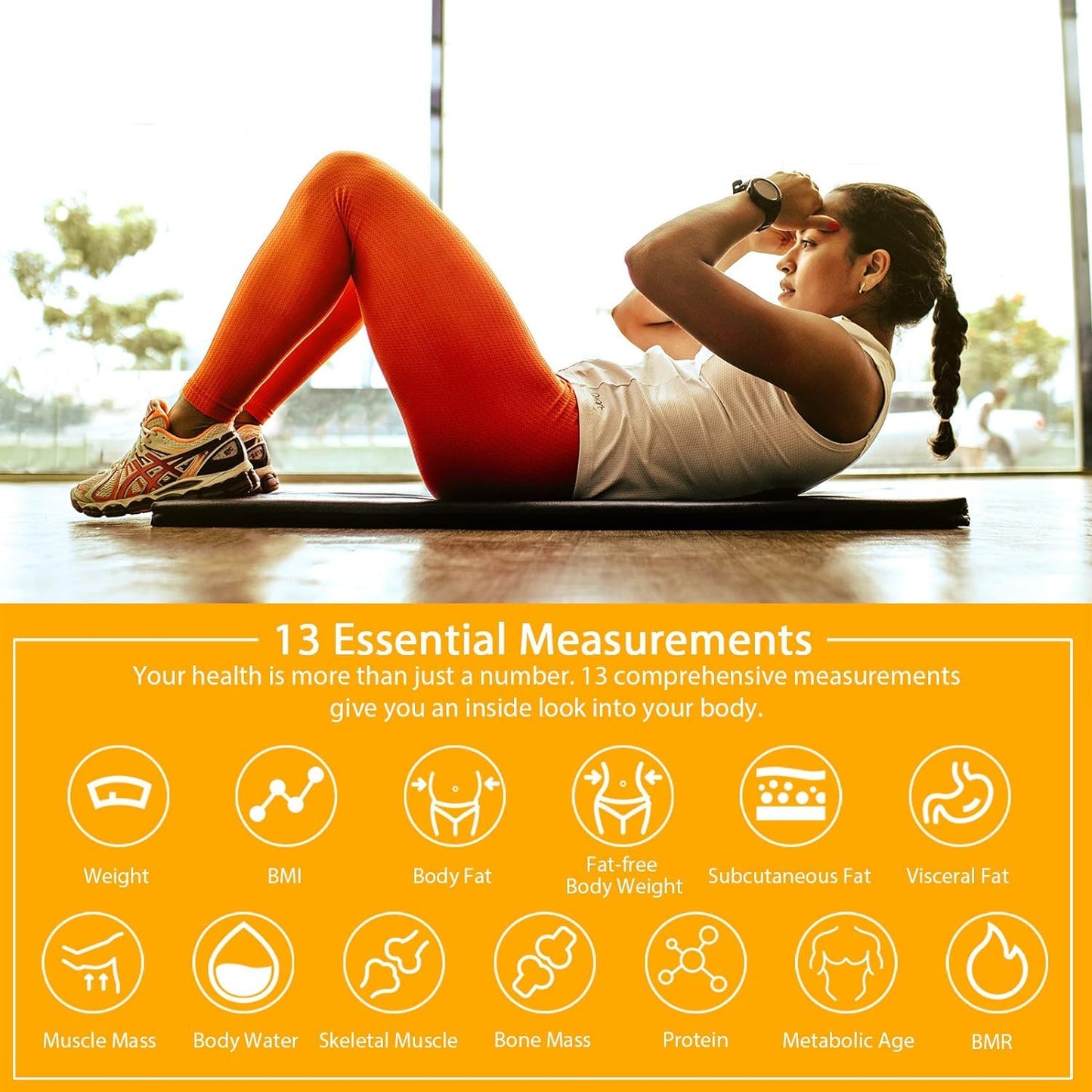 Healthkeep Smart Body Fat Scale with Bluetooth and App