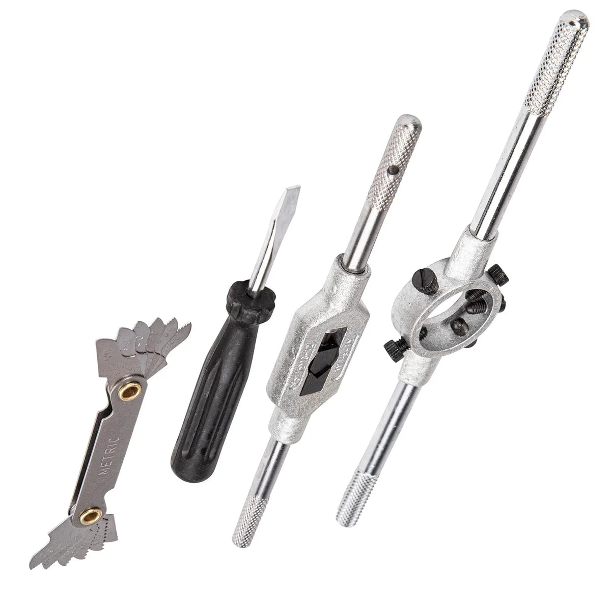 Mannesmann 32-Piece Heavy-Duty Thread Cutting Tool Set, Metal Case - Gomix Brands Outlet