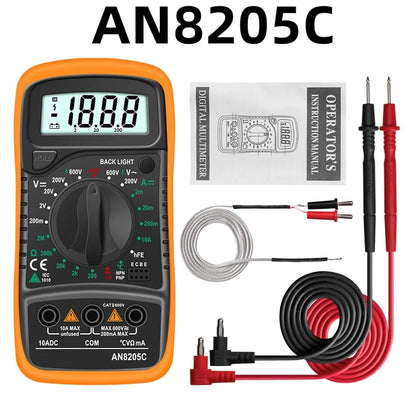 XL830L Portable LCD Digital Multimeter: Accurate AC/DC Voltage, Current, Resistance Tester