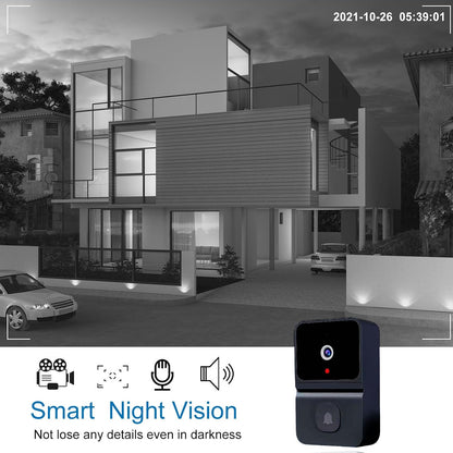 Annadue Smart Video Doorbell 1080P HD Night Vision 2-Way Audio Cloud Storage 2.4GHz WiFi for iOS Android