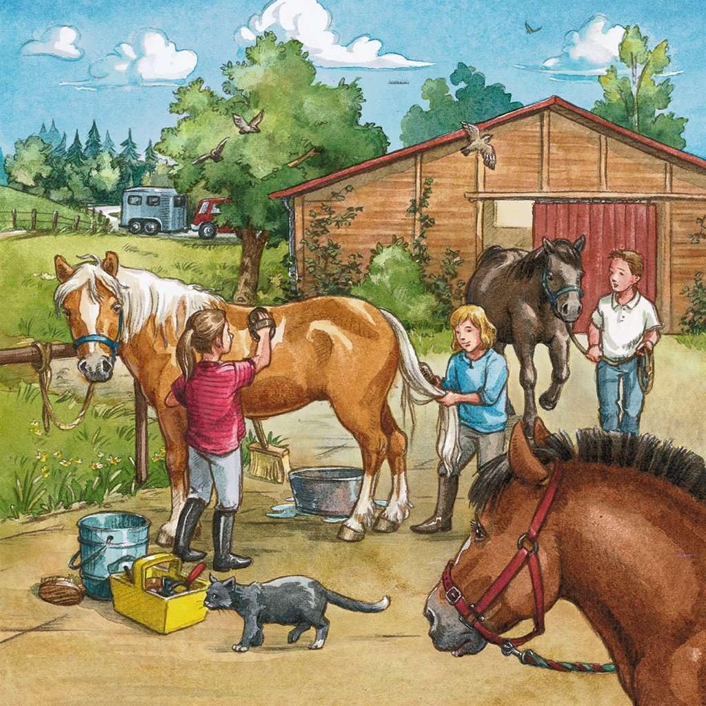 Ravensburger 49‑Piece Horse Puzzle – Fun Wildlife Jigsaw for Kids