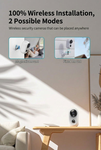 ZUMIMALL F5 Wireless Outdoor WiFi Security Camera 2K