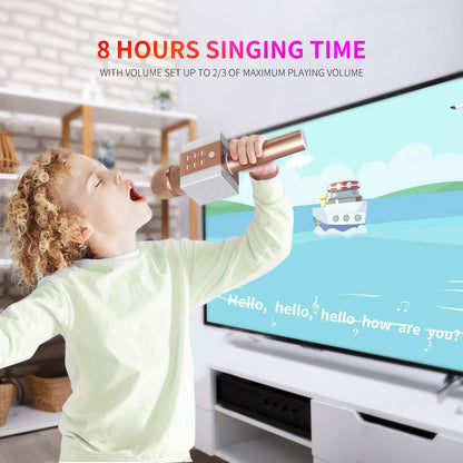 TOSING 008 Wireless Bluetooth Karaoke Mic with 10W Stereo Speakers