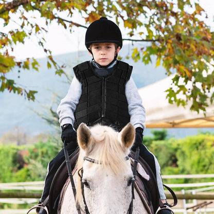 BOROCO Kids' Protective Equestrian Vest: Comfortable Training Safety Gear for Riding - Gomix Brands Outlet