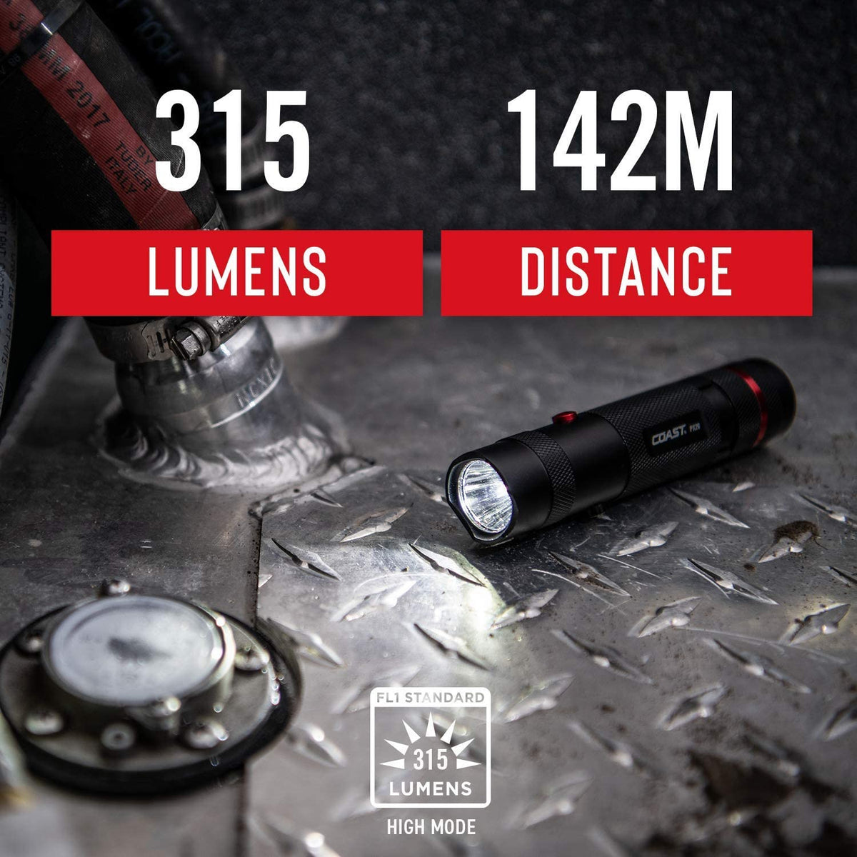 COAST PX20 Dual Color LED Flashlight 315LM