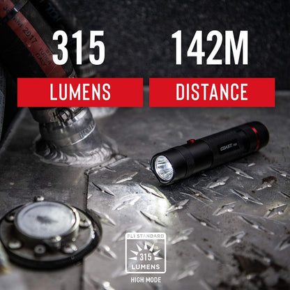 COAST PX20 Dual Color LED Flashlight 315LM