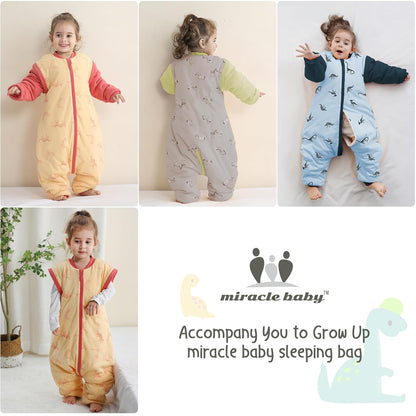 Portable Baby Sleep Blanket with Feet – 100% Cotton, Warm 2.5 Tog, 6‑18 Months