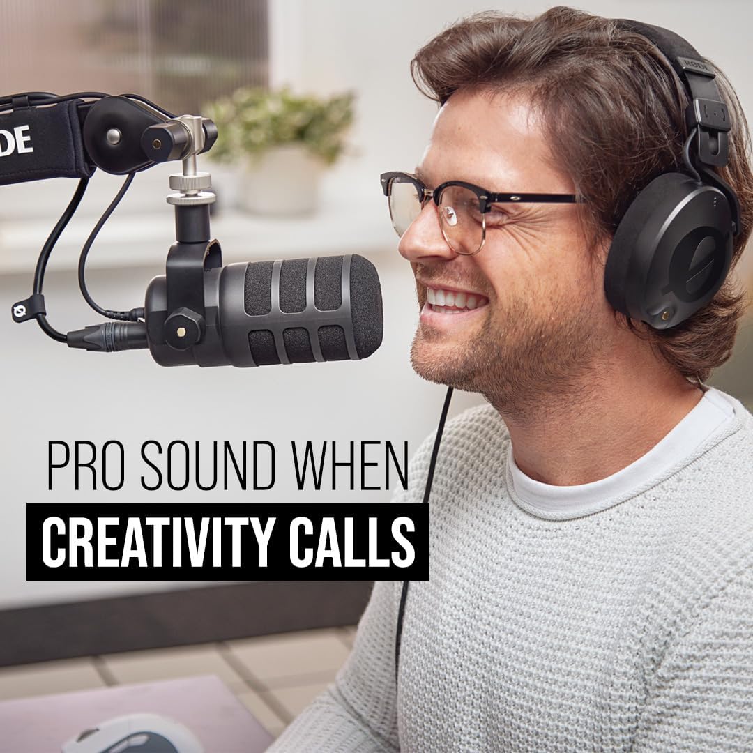 RØDE PodMic USB Dynamic Microphone for Podcasting, Streaming, Gaming