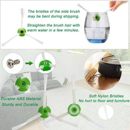 Asdazrxy Vacuum Cleaner Replacement Parts for iRobot Roomba i & E Series 22-Pack