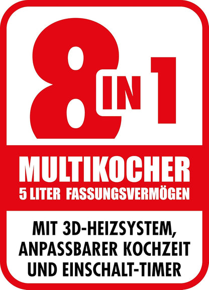 Gastroback Design Multicook Pro 12‑Program 5L Family Multicooker