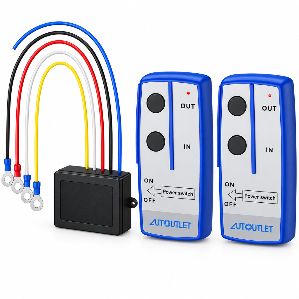 AUTOUTLET EFUAT065a Wireless Winch Remote Control Kit 2-Pack