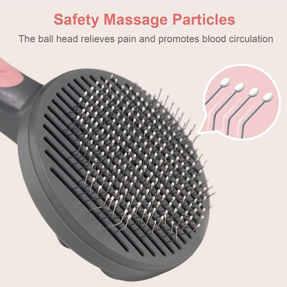 ZEWZE Pet Brush: Shedding Tool for Medium and Long Hair Pets