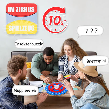 Esley Rasend German Press Word Game: Timed Family Fun Challenge for All Ages