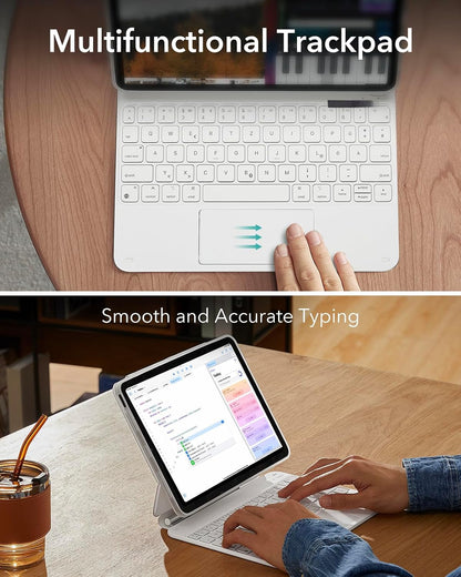 ESR Rebound Magnetic Keyboard Case for iPad Air 11-inch White