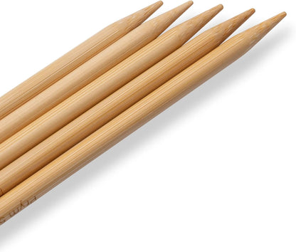 Prym 8-Inch Double Point Bamboo Knitting Needles, 5.5mm