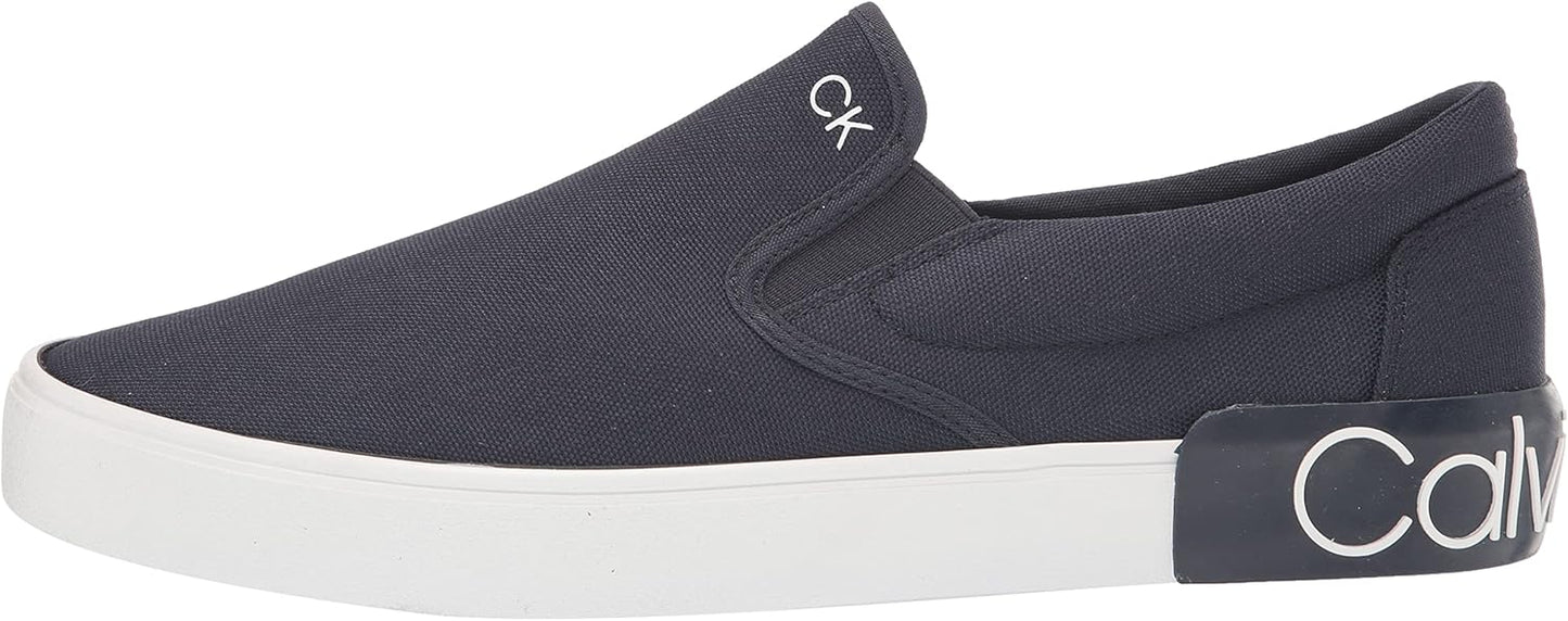 Calvin Klein Men's Ryor Slip-On Sneaker with Elastic Vents