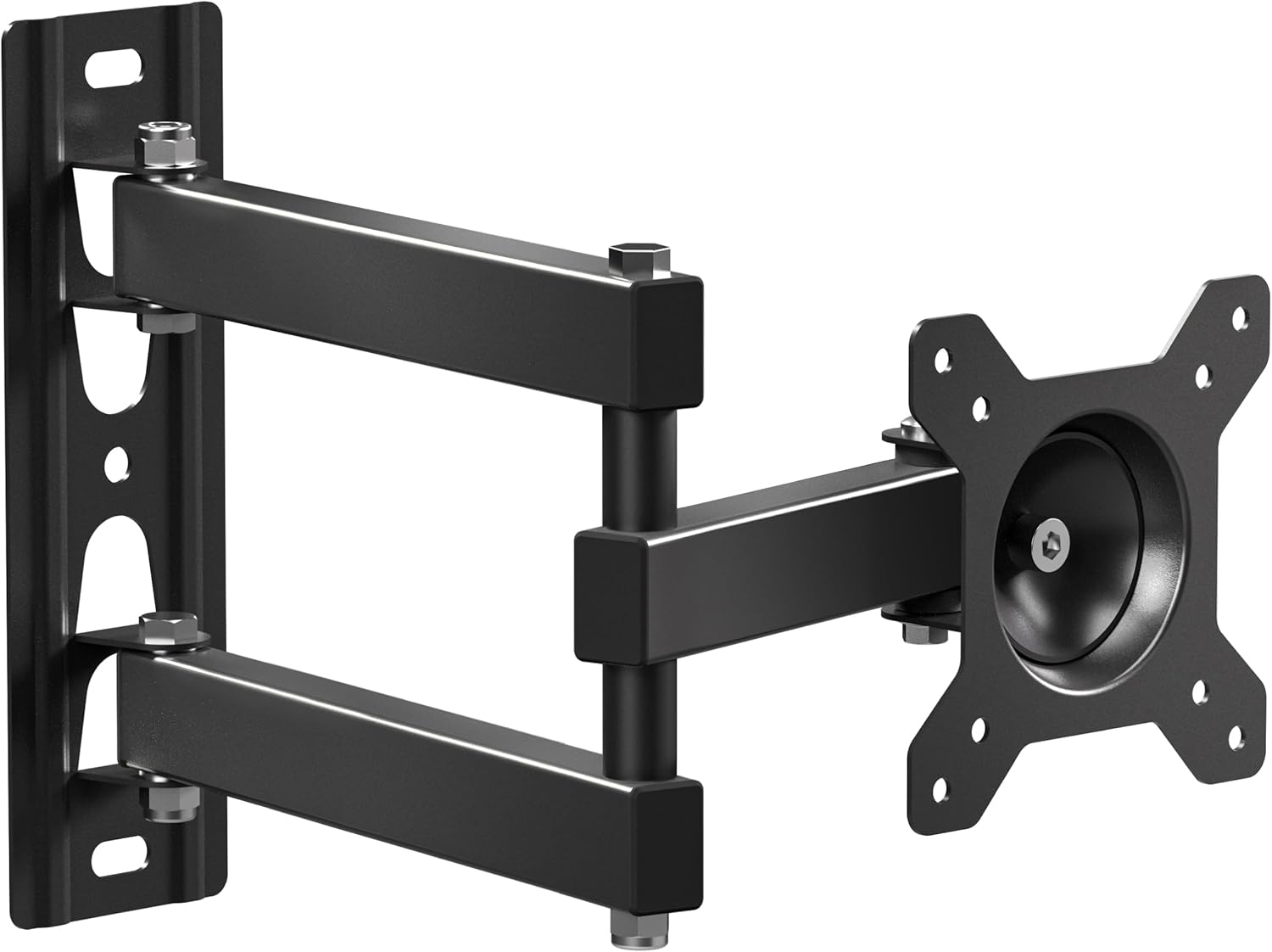 Full Motion Small TV Wall Mount, 10-32" 33lb, Swivel Tilt