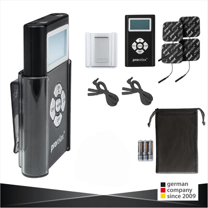 Prorelax 48903 TENS EMS Duo Blackline Stimulator Black