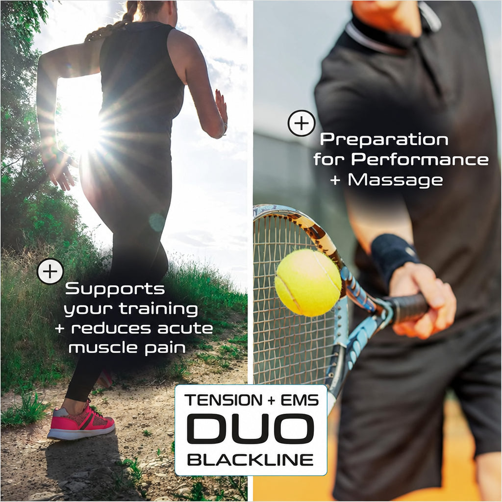 Prorelax 48903 TENS EMS Duo Blackline Stimulator Black