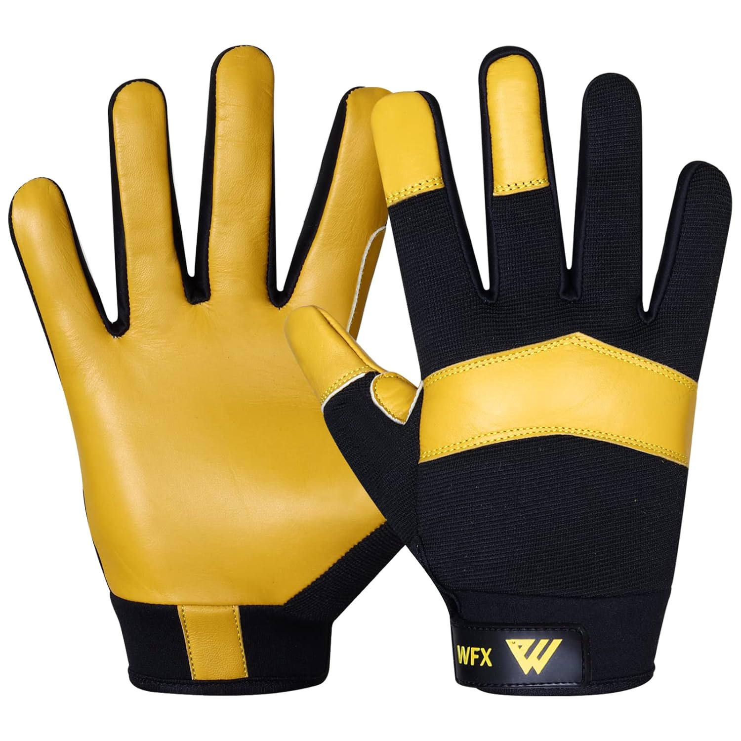 WFX Heavy-Duty Thorn-Resistant Leather Gardening Gloves Breathable Flexi Fit