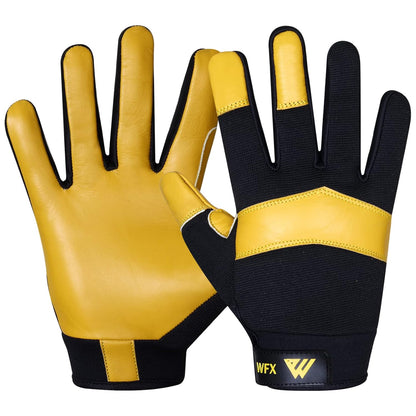 WFX Heavy-Duty Thorn-Resistant Leather Gardening Gloves Breathable Flexi Fit