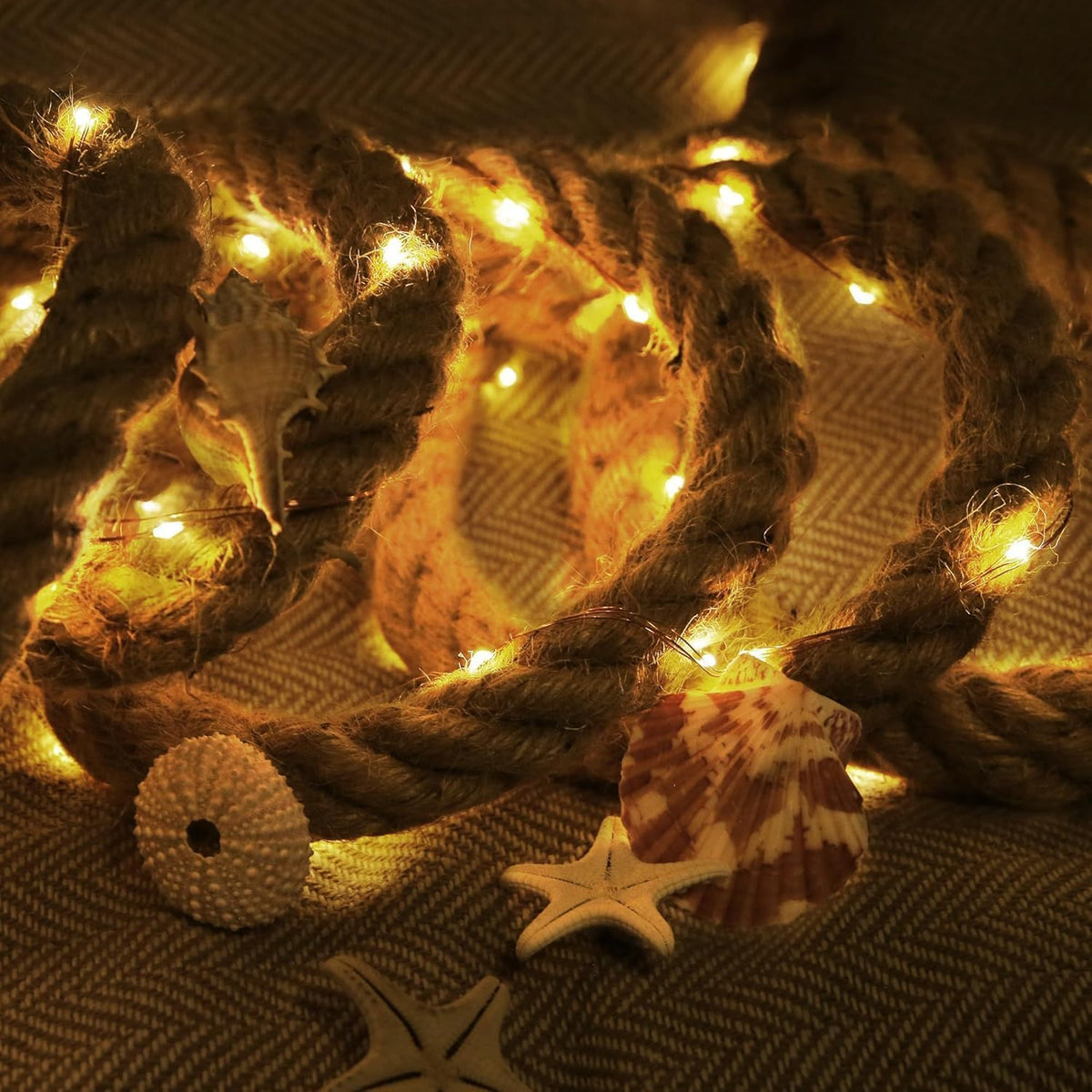 Ciskotu Fairy Rope LED String Lights 60LED Warm White 3m