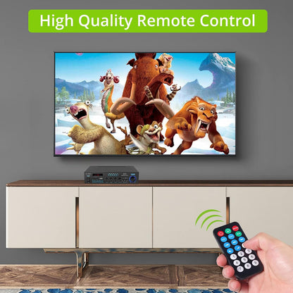 LiNKFOR 50W Dual Channel Bluetooth Stereo Amplifier with Remote
