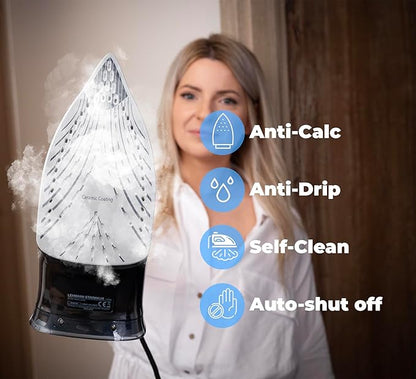 Lehmann 3000W Steam Iron 9-in-1 Calc Clean Ceramic Soleplate