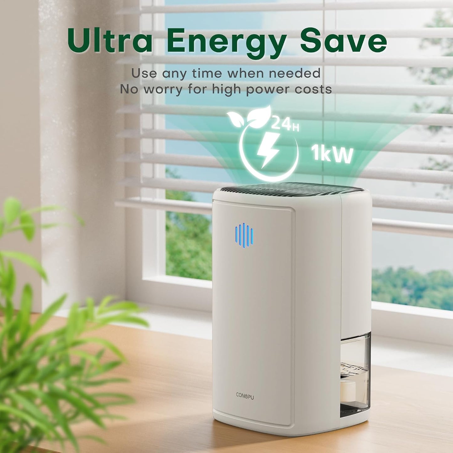 CONOPU DH-CS14 Dehumidifier 1100ml Quiet Portable for 20m²