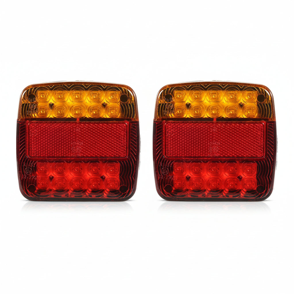 zolyet 12V Rear Stop Tail Indicator Lights 2 Pcs