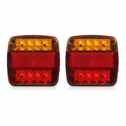 zolyet 12V Rear Stop Tail Indicator Lights 2 Pcs